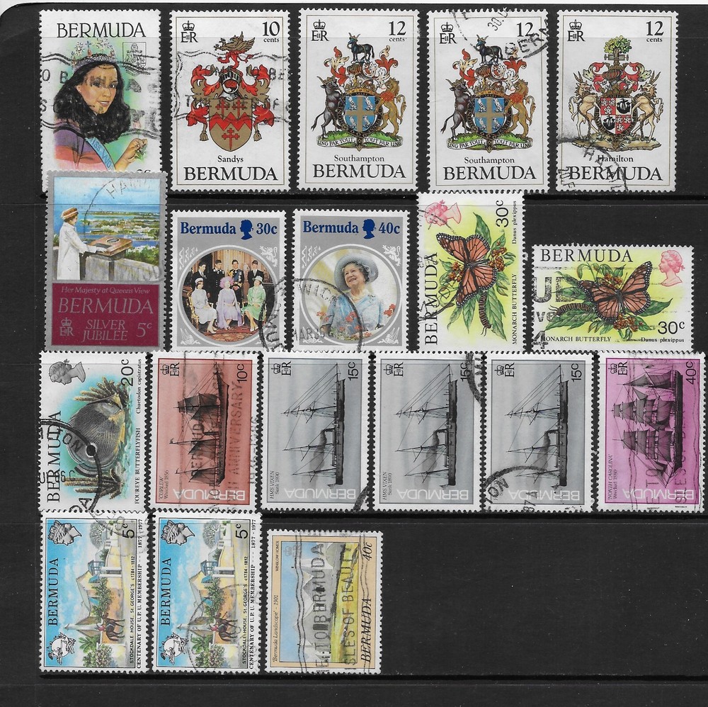 BERMUDA LOVELY SELECTION VARIOUS MINT & USED 1865 - 1985