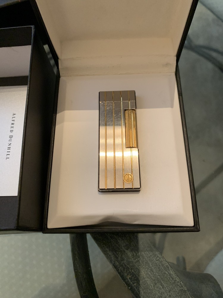 Dunhill Rollagas lighter Working W/Box Vintage Very Clean
