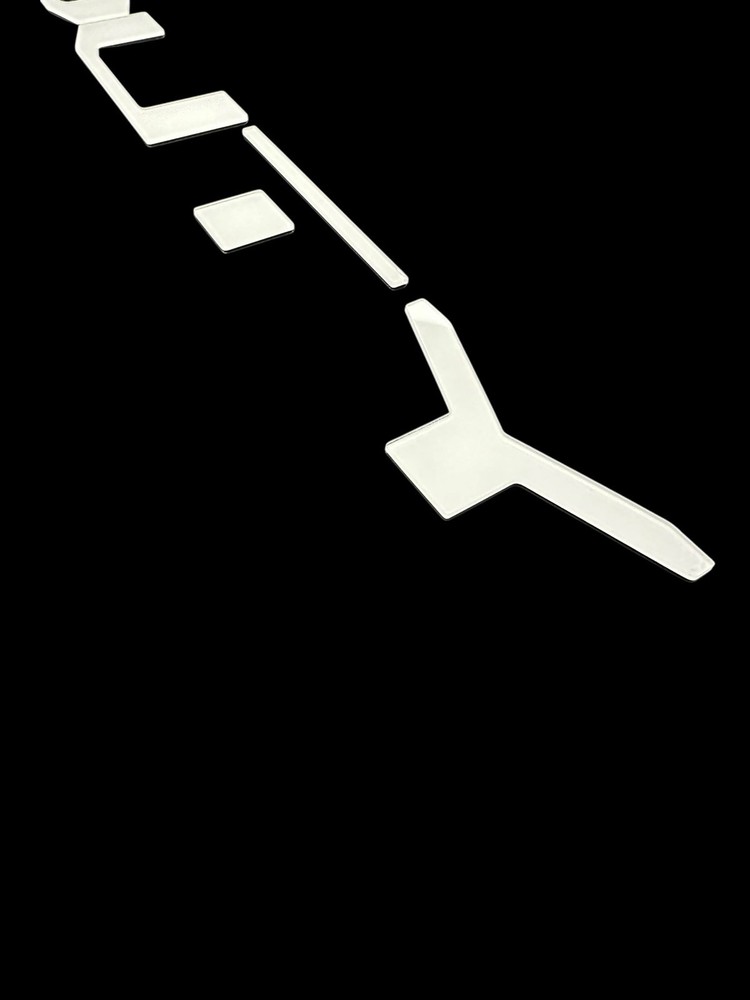 White Tailgate Insert Letters For 2025 Ford Super Duty Platinum