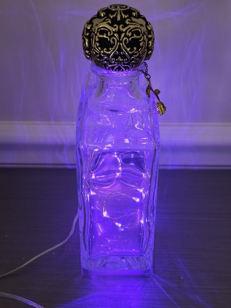 Deleon Platinum Tequila Bottle Repurposed, Lighted Bar Decor