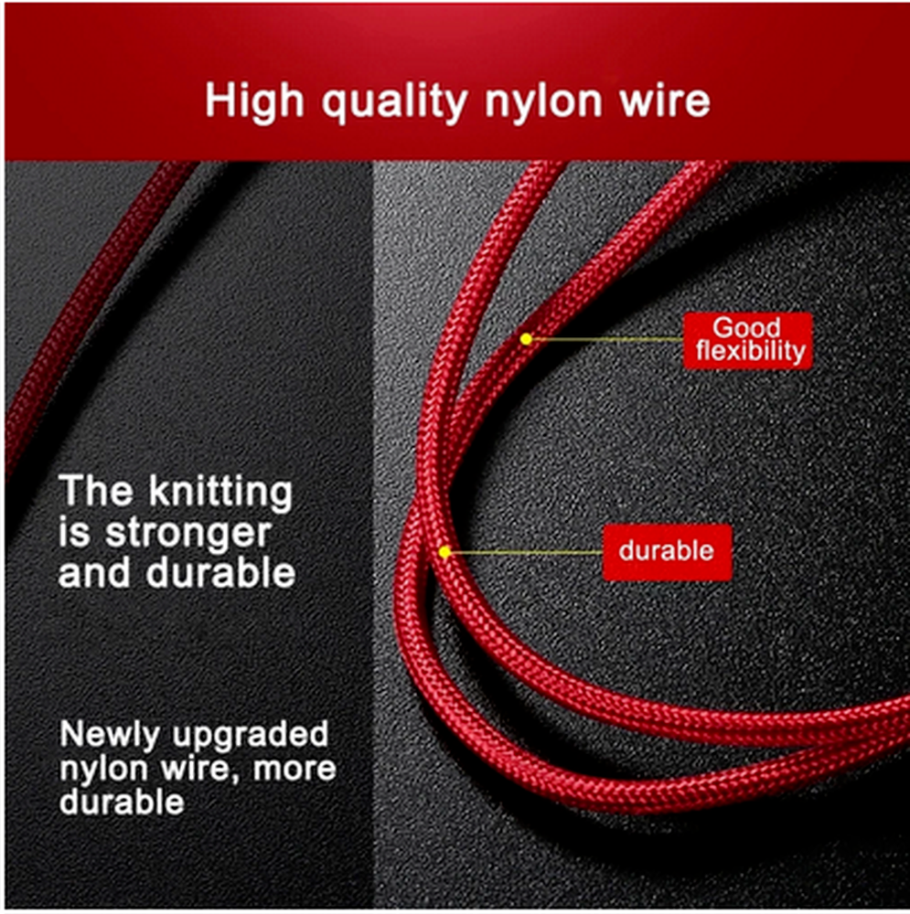 3 in 1 Fast USB Charging Cable Universal Multi Function Cell Phone Charger Cord