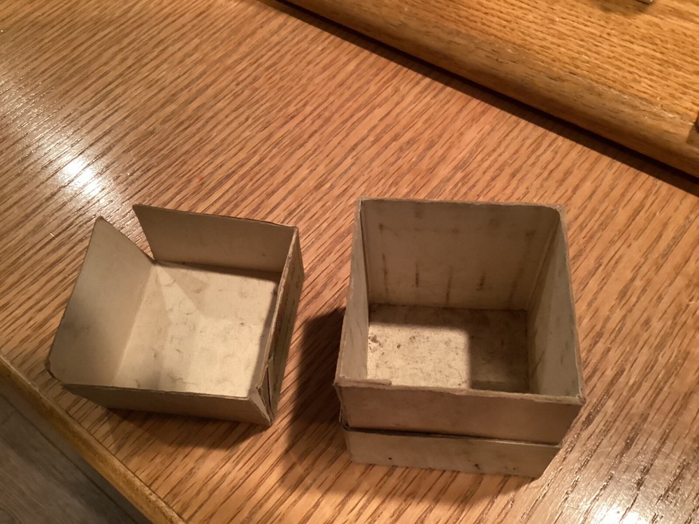 Winchester 2 Piece .30 Government Brass Shell Box March 1919 Date Code EMPTY