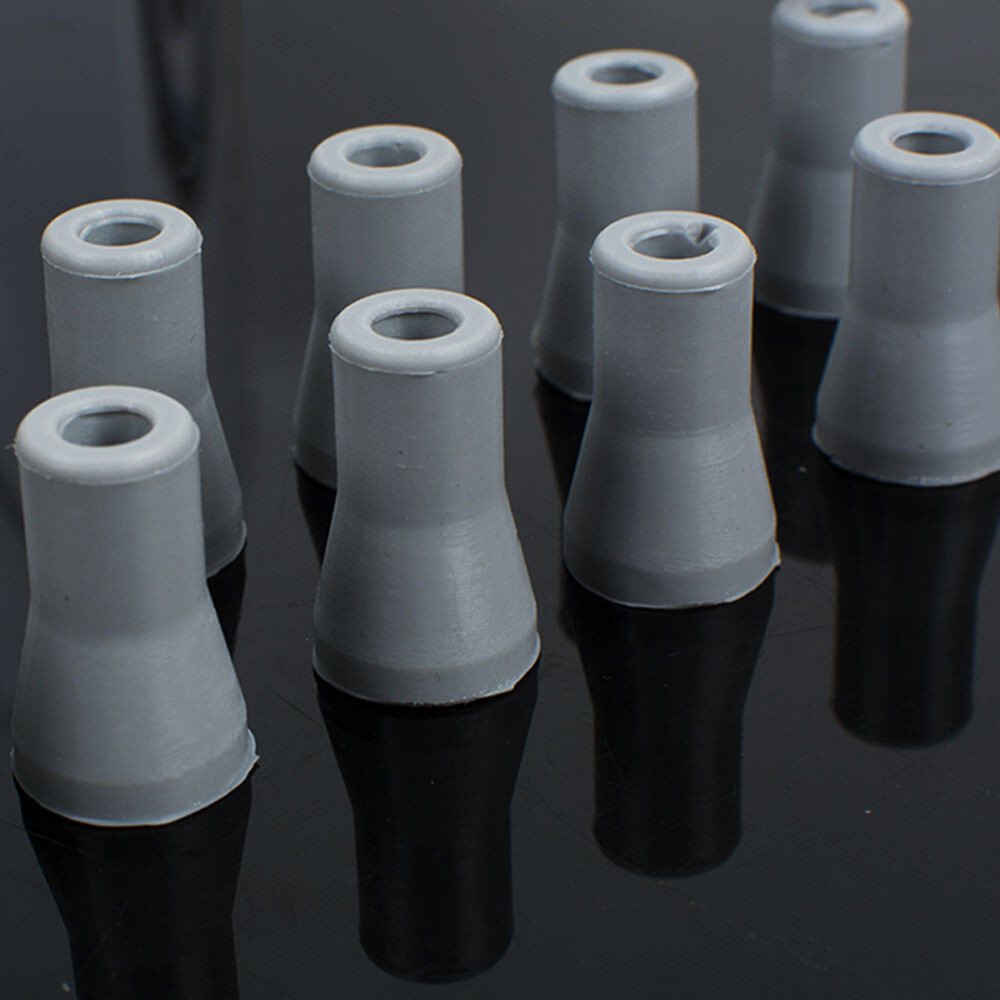 100 Pcs Dental High Quality Rubber Ejector Adapter Replacement Weak Tip Suction