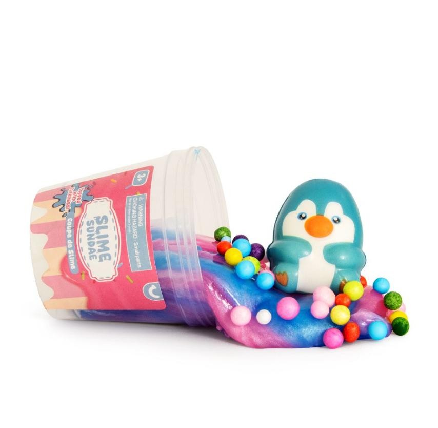 Keycraft Slime Sundae with assorted animals, 2 PACK