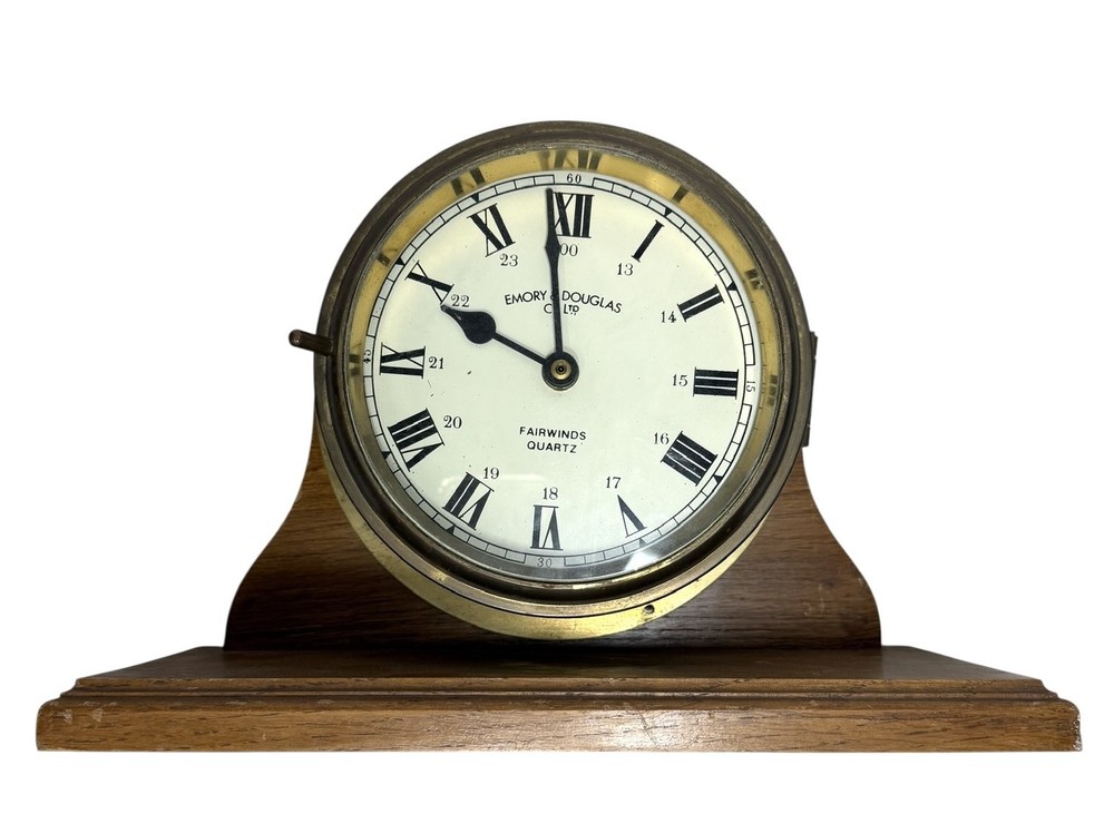 Vintage Emory Douglas Co. Ship Clock