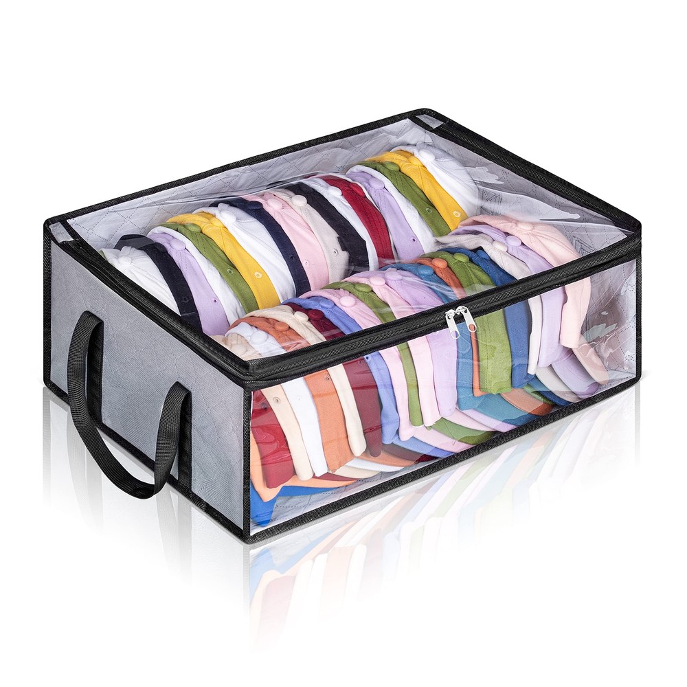Hat Storage for Baseball Caps Organizer Holds 40 Hats