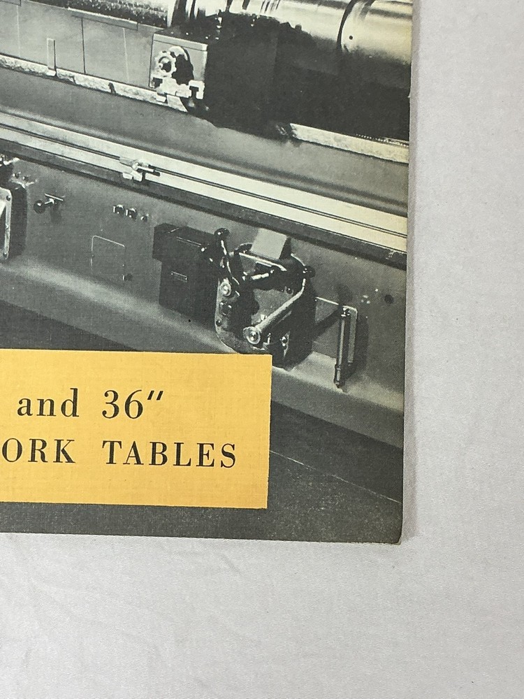 Norton Type D Roll Grinding MAchines with Traversing Work Tables Catalog