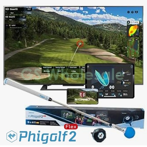 Phigolf2 Flex Home Golf Simulator WGT E6 PHG-200[Ugrade]-Express/No Tariff In US