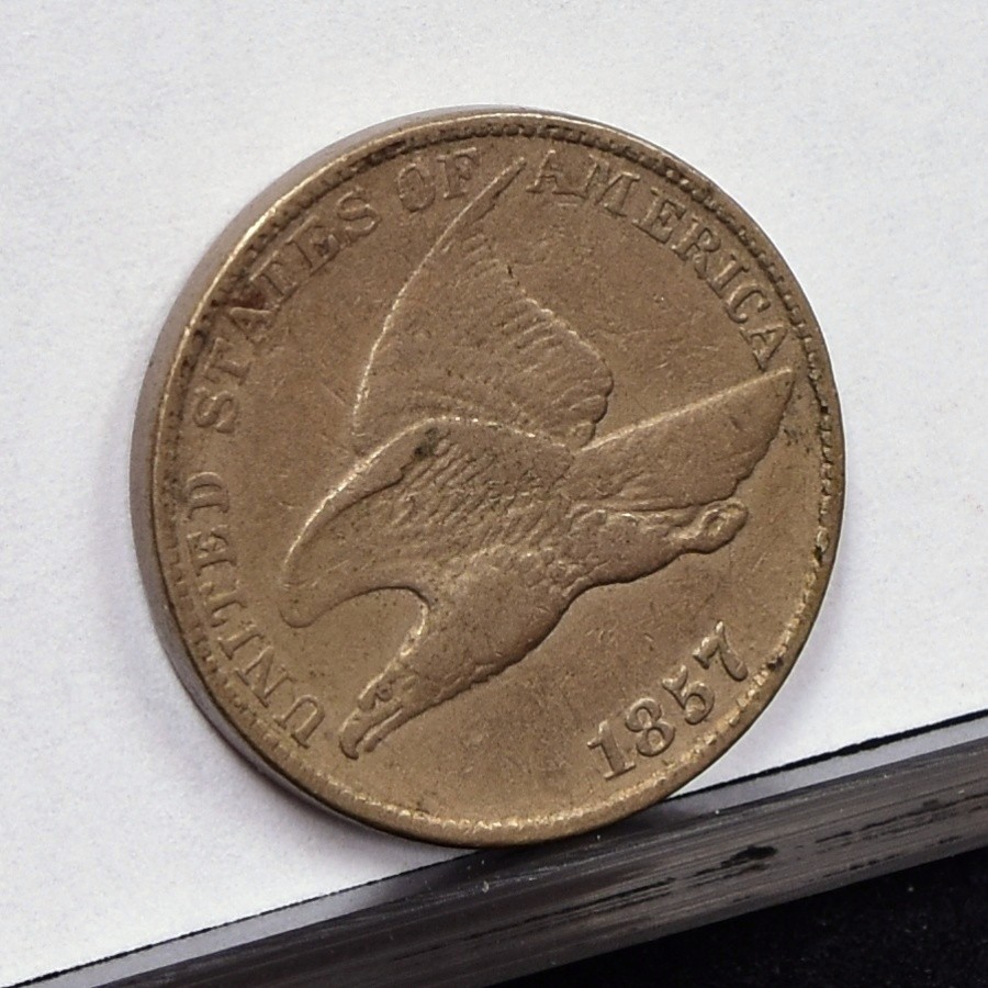 1857 Flying Eagle Cent -Fine (#61171-L)