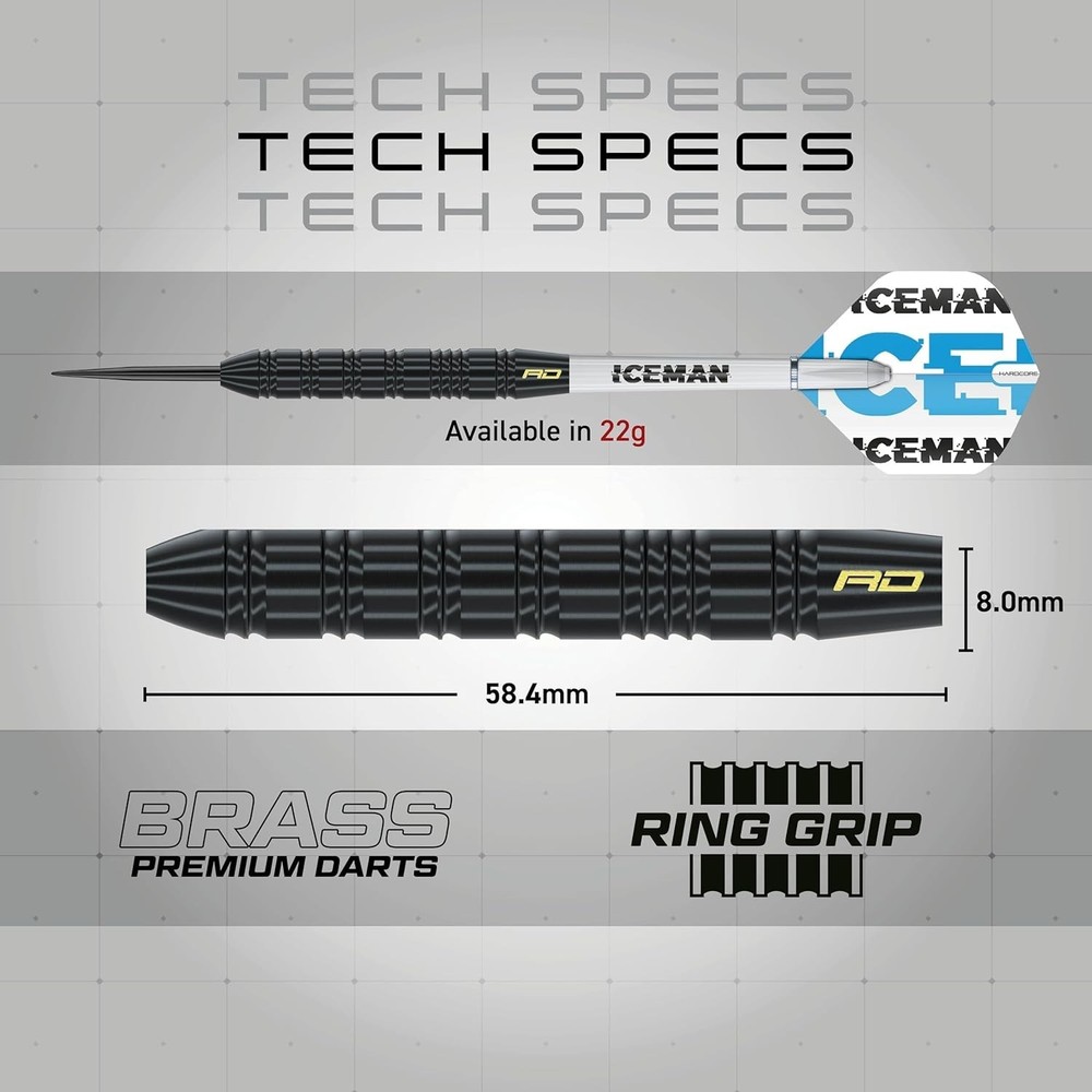 Complete Darts Accessory Package – Checkout Card, Flights, Storage Case