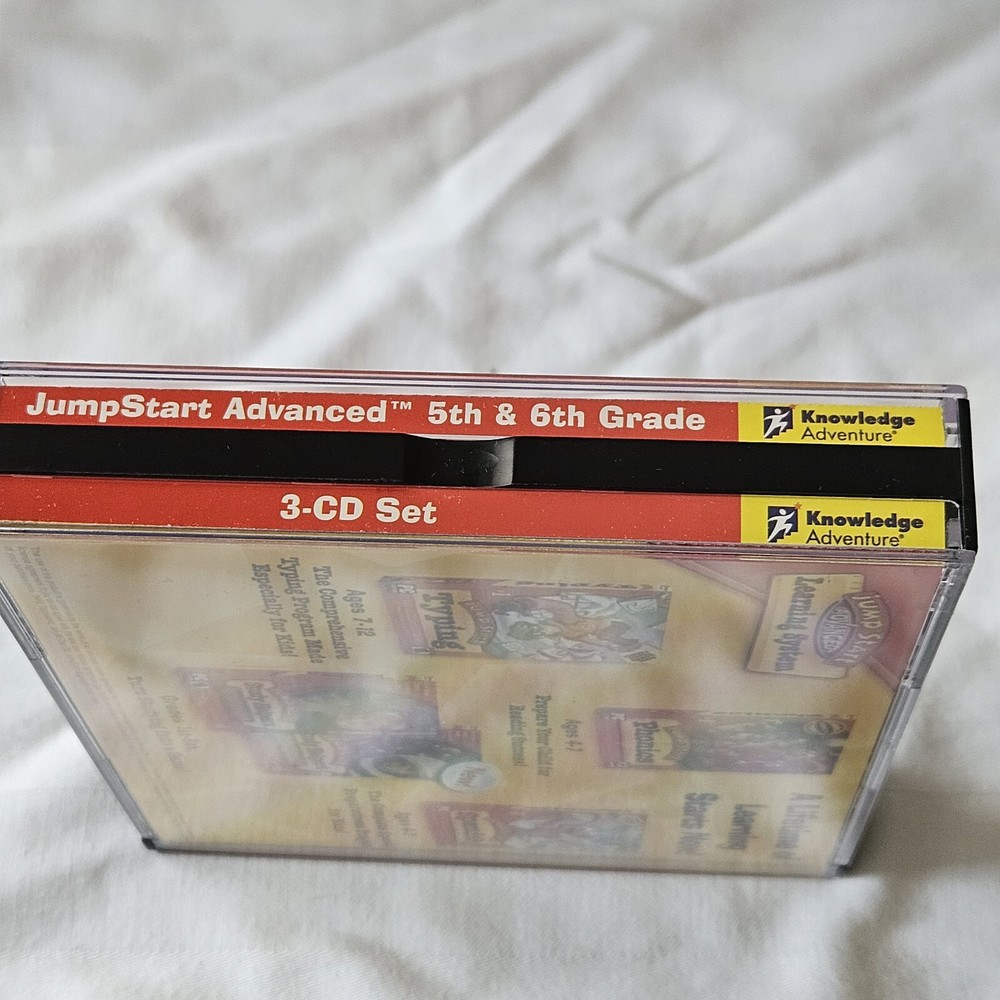 4th 5th Grade 3 CD Math Science Language Kids Education Jump Start Advanced PC