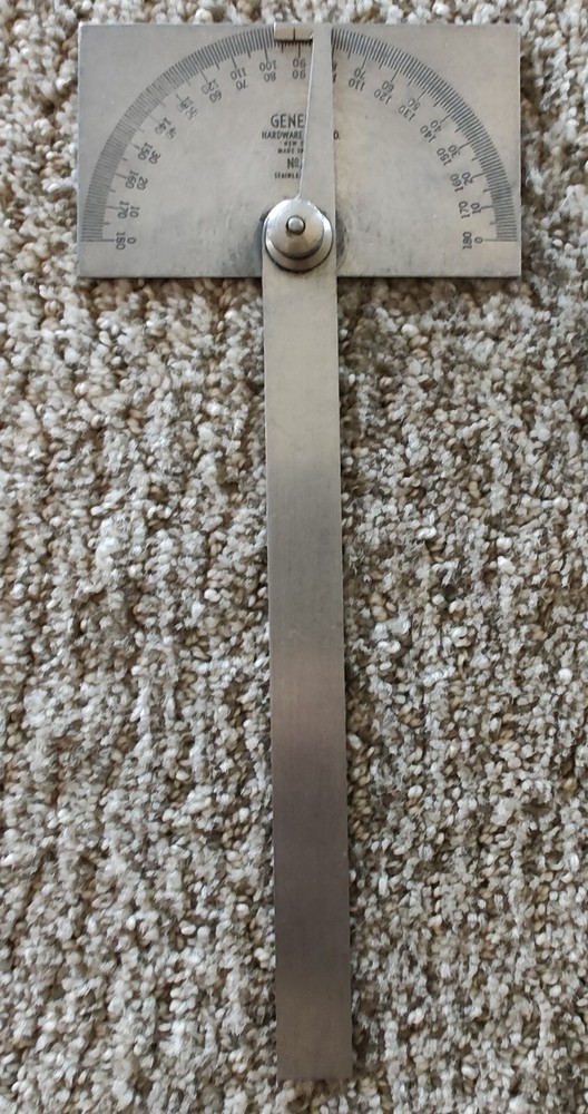 🔨GENERAL NO 17 PROTRACTOR