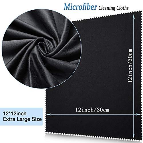 12 Pack Extra Large Microfiber Cleaning Cloth Multicolor For Eyeglasses Devices