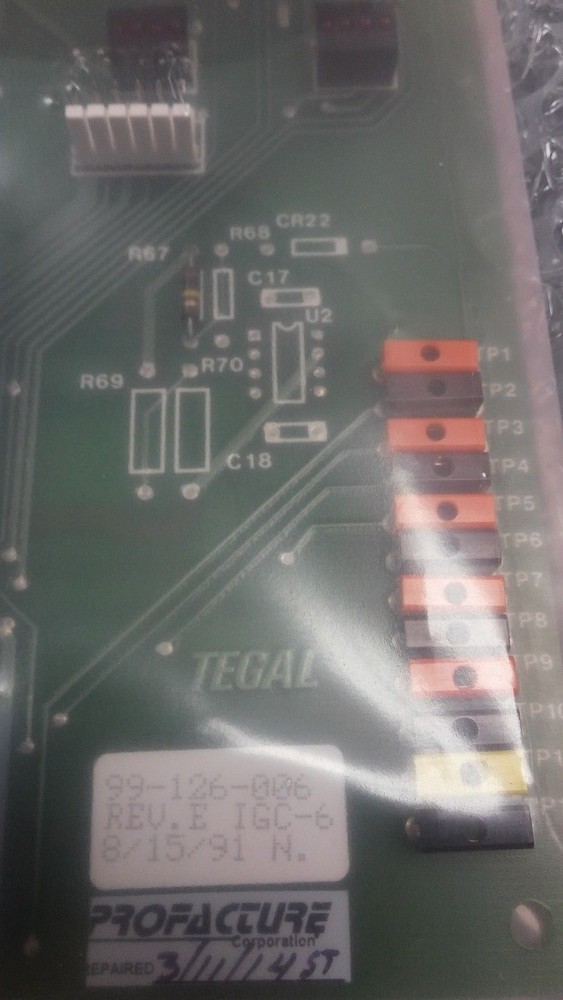 PROFACTURE TEGAL ICG-6 Gas Interface Board