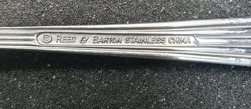 6 pc. Setting Reed & Barton Trinity stainless steel flatware