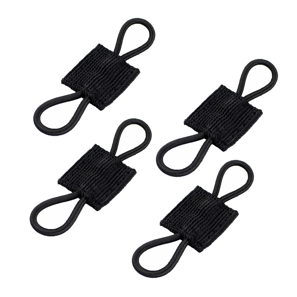 10X Molle Tactical PTT Retainer Retainers Webbing Communication Cable Fastener