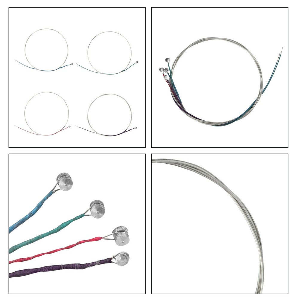 4PCS/Set Violin Strings 4/4 3/4 Violin Strings Steel String G D A E Strings P4Z8