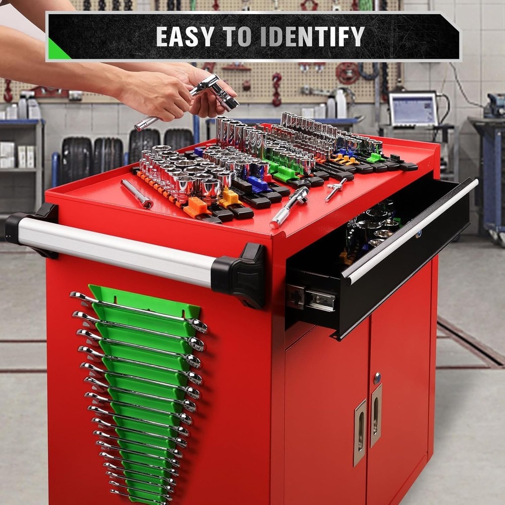 Magnetic Socket Holder & Wrench Organizer