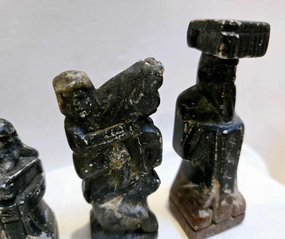 Soapstone Chess Pieces - 8 Mixed Pieces *READ DESCRIPTION*