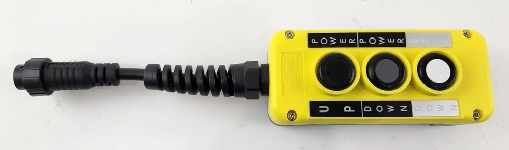 KTI  THREE Button Pendant Hydraulic Dump Trailer Controller - Power UP DOWN GRAV