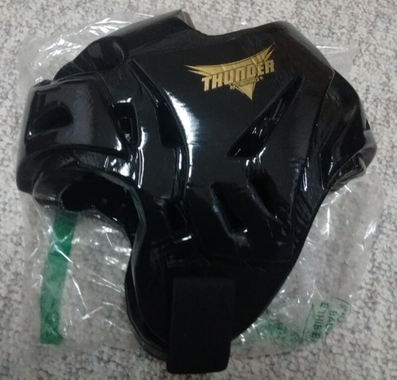 ProForce Thunder Double Layered Headguard - Black – Small, brand new