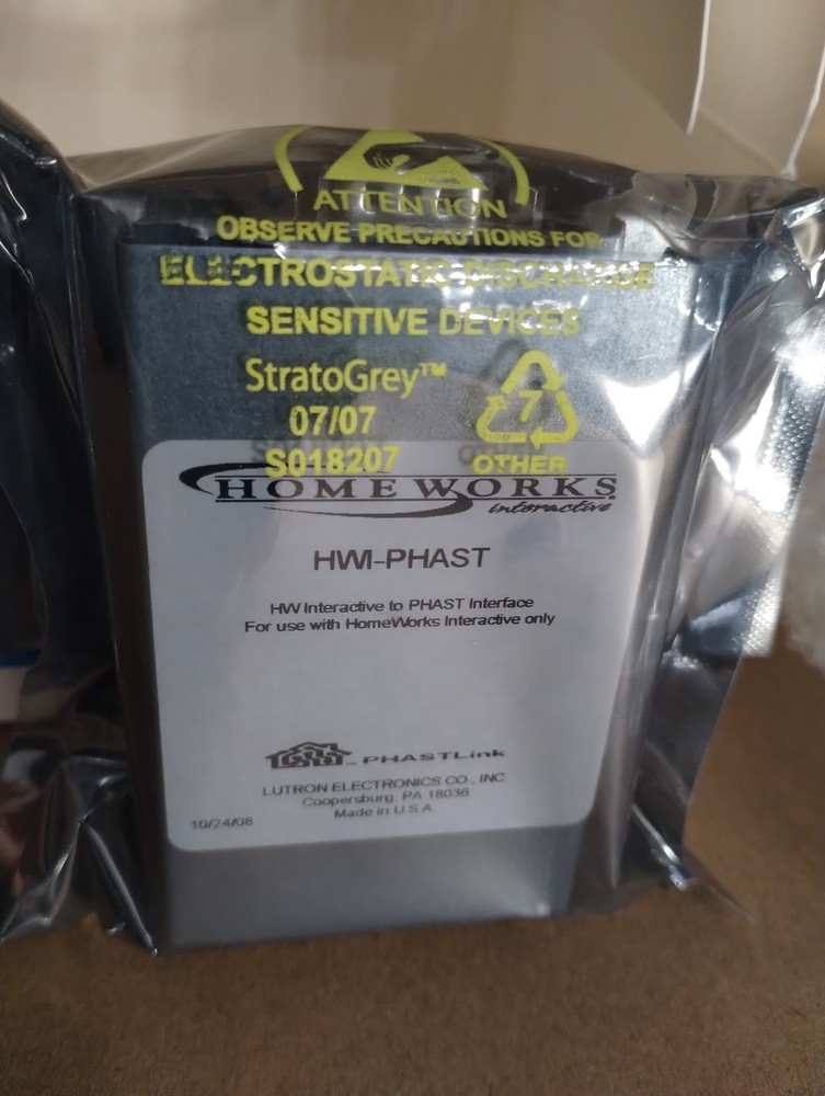 HWI-PHAST Lutron HW Interactive to PHAST Interface