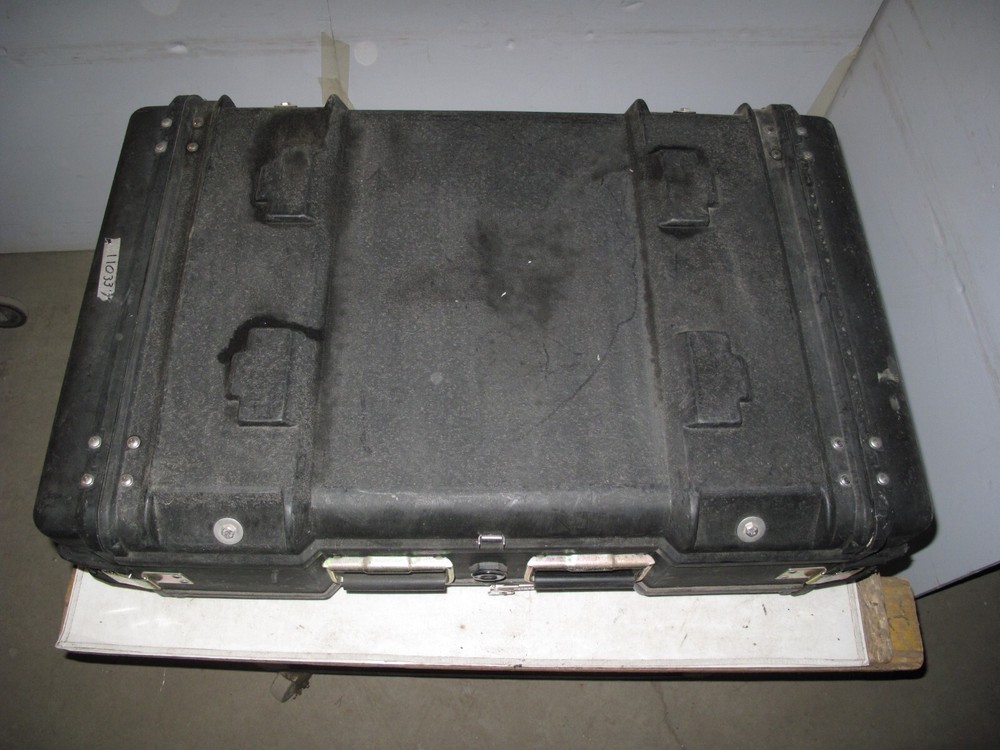 Rackmount 4U 19x24 ECS Composite Shockmount Electronics Black Equipment Case x