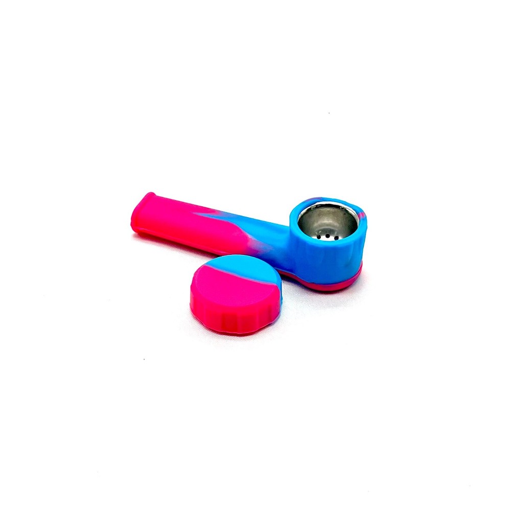 Discreet Silicone Smoking Pipe- Rubber Silicone