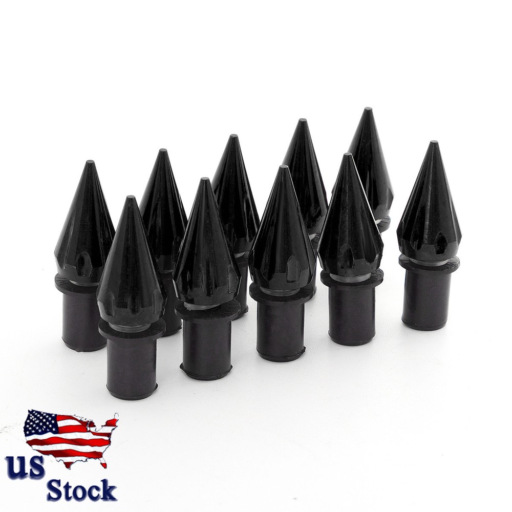 10 PCS 5MM Windscreen Windshield Motorcycle Spike Bolts Wind Screen Screws Black