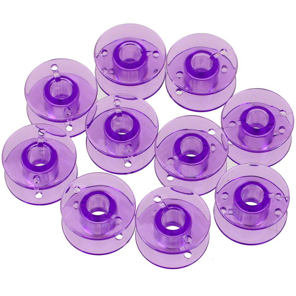 Bobbins (10pk), Class 15 - Plastic, Clear