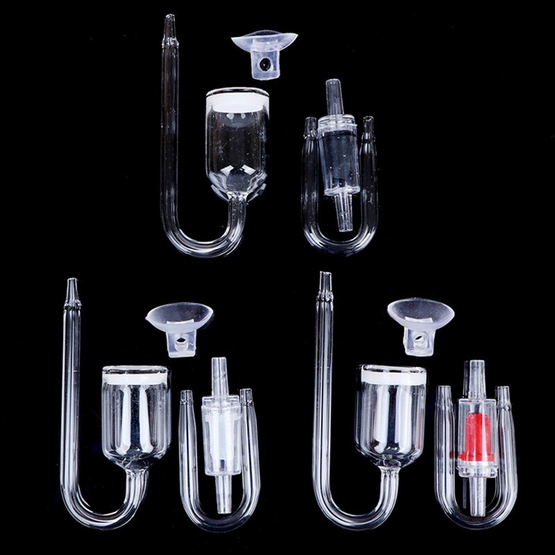 Aquarium for CO2 Diffuser Kits Shape with Suction Cup Check for Gla