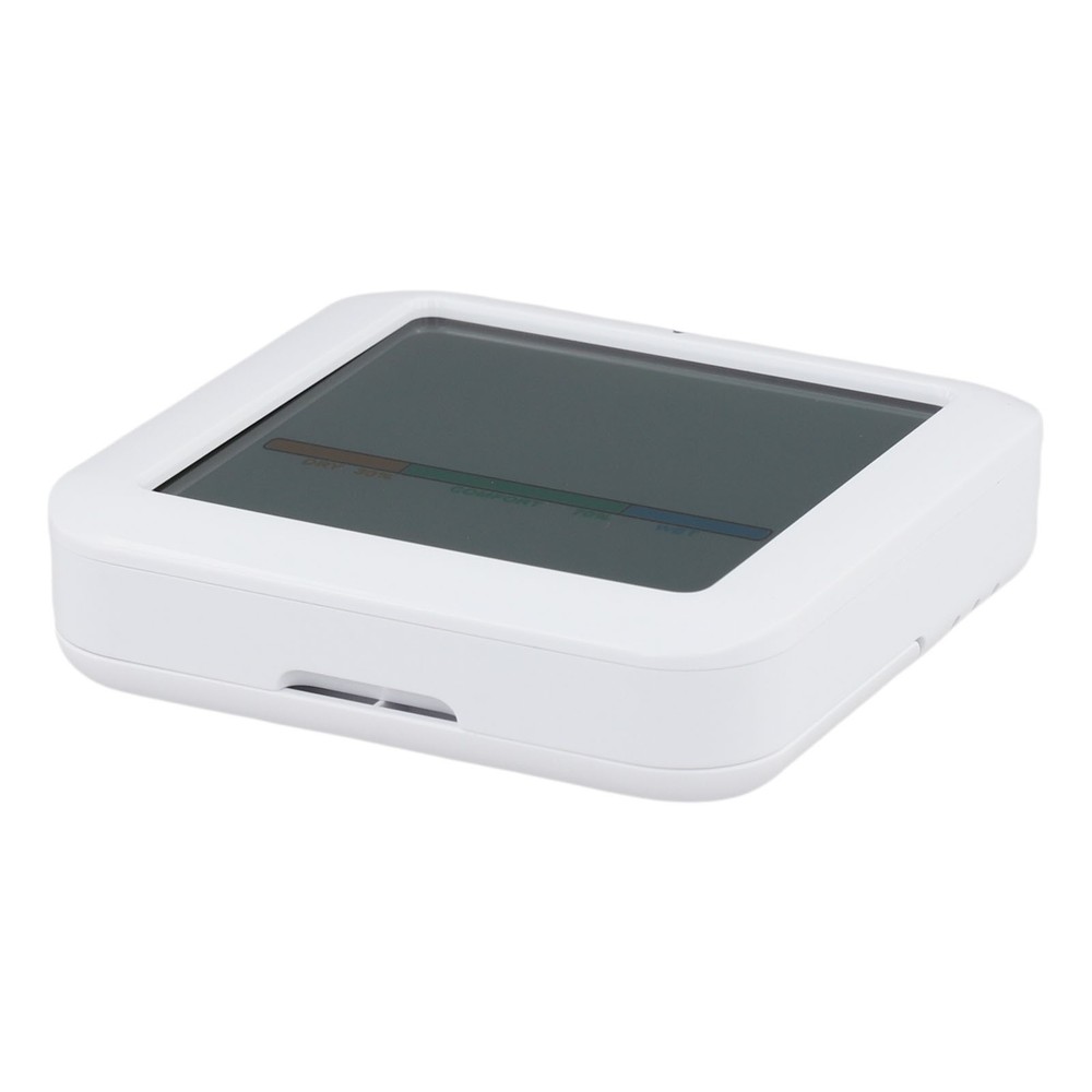 Indoor Thermometer Backlit Display Home Decor Alarm Function Battery Powered