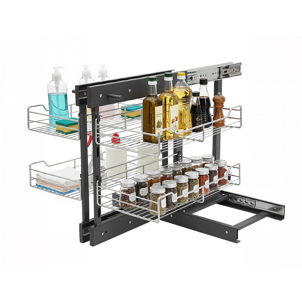Blind Corner Organizer Pull-out Cupboard Organizer Pull-out Pantry Shelves