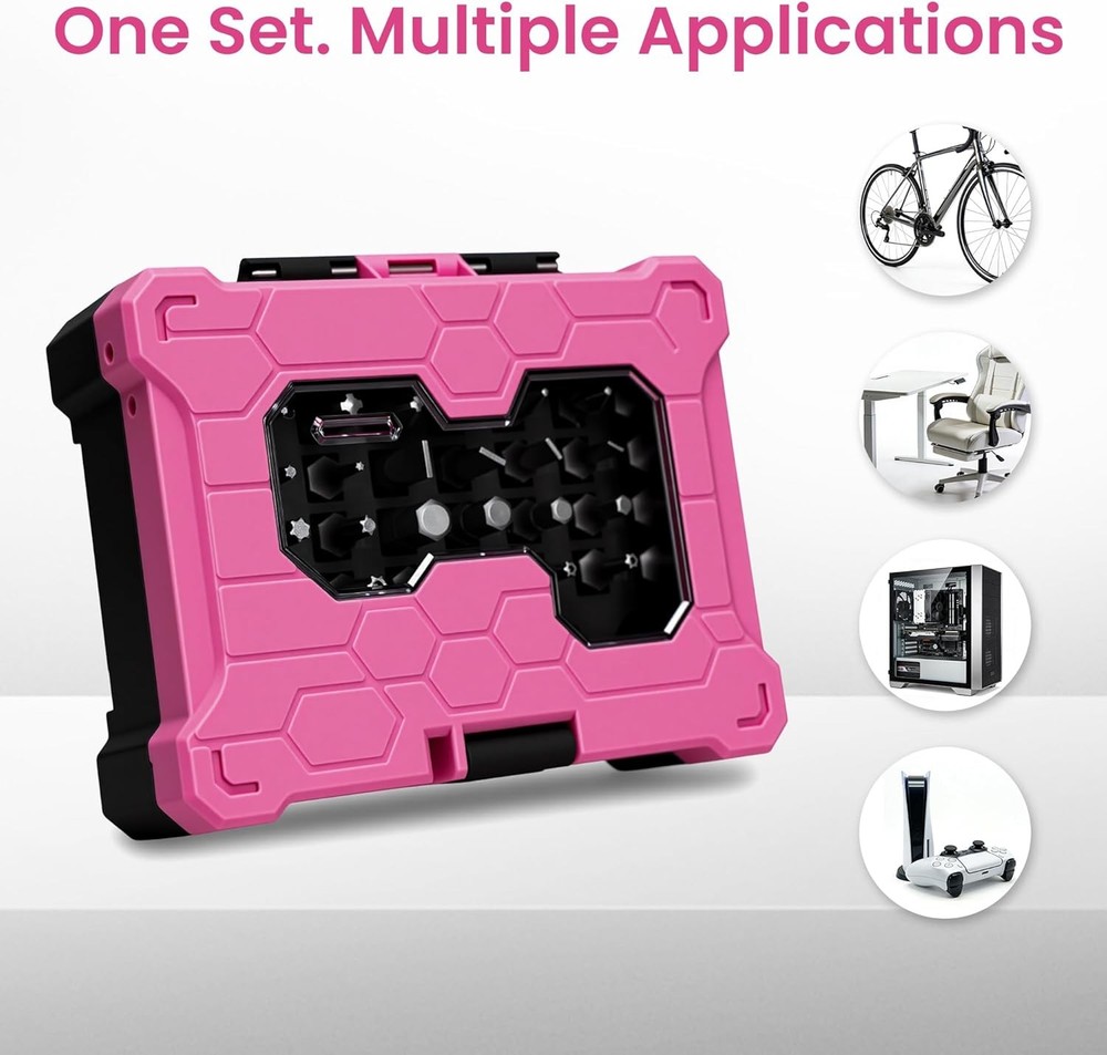 Compact Mini Ratchet And Bit Set Durable Precision Screwdriver With Carry Case