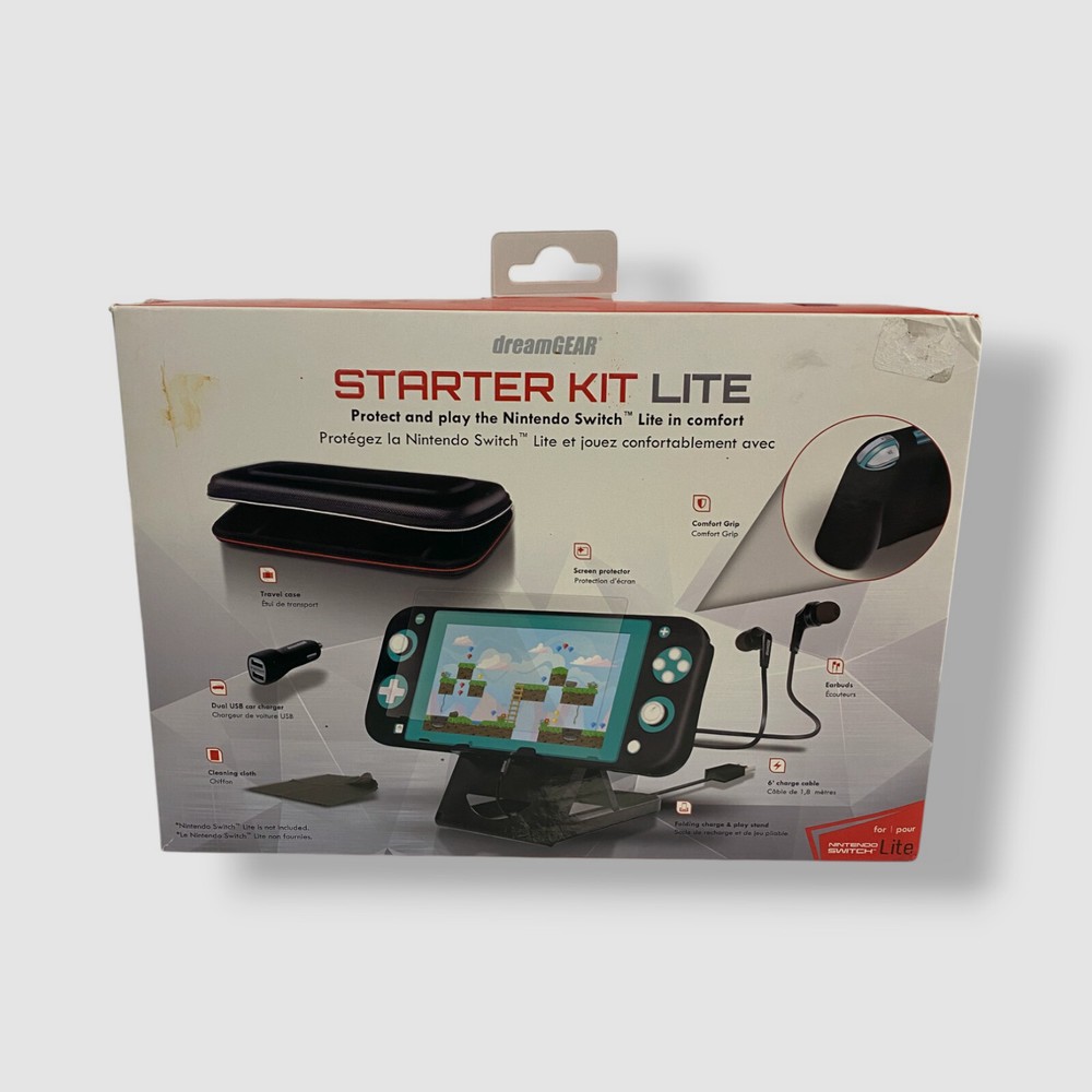 dreamGEAR Starter Kit Accessories for Nintendo Switch Lite
