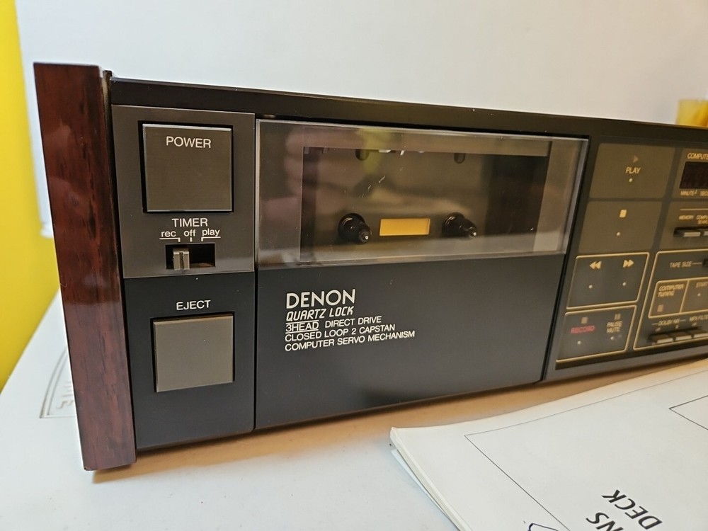 Denon Cassette Tape Player DR-M4 drm4 Deck 3C20