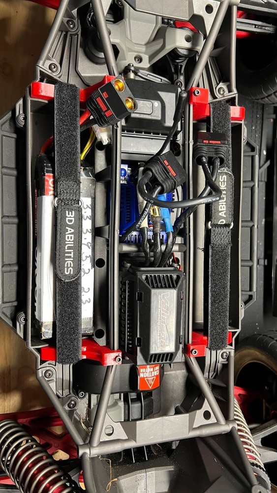 Battery Hold Down Mounts / Straps - Compatible w/ X-Maxx