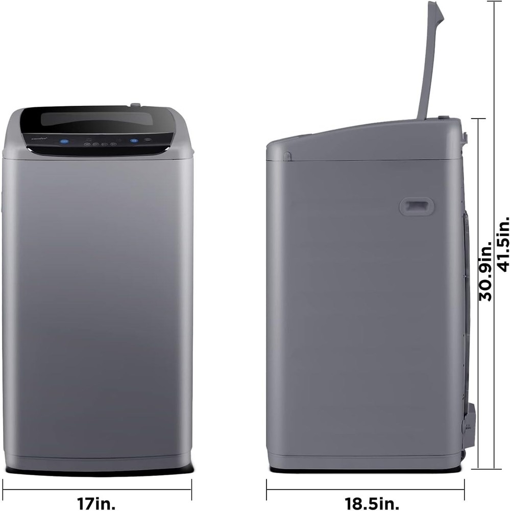 Portable Washing Machine 0.9 Cu Ft Compact Full-Automatic LED Display