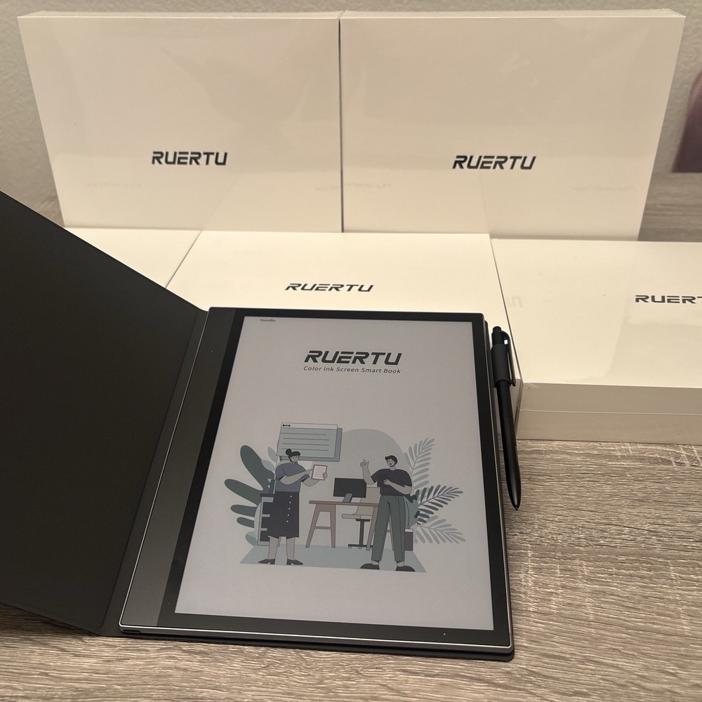 RUERTU 10.3” Color E-Ink Writing Tablet Smart Notebook Android w/ Stylus Fullbox