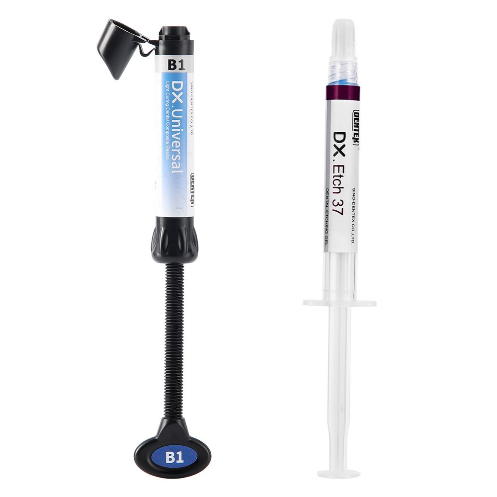 Cordless Light Cure Lamp 1S Curing Light/Etching Gel Adhesive Composite kit
