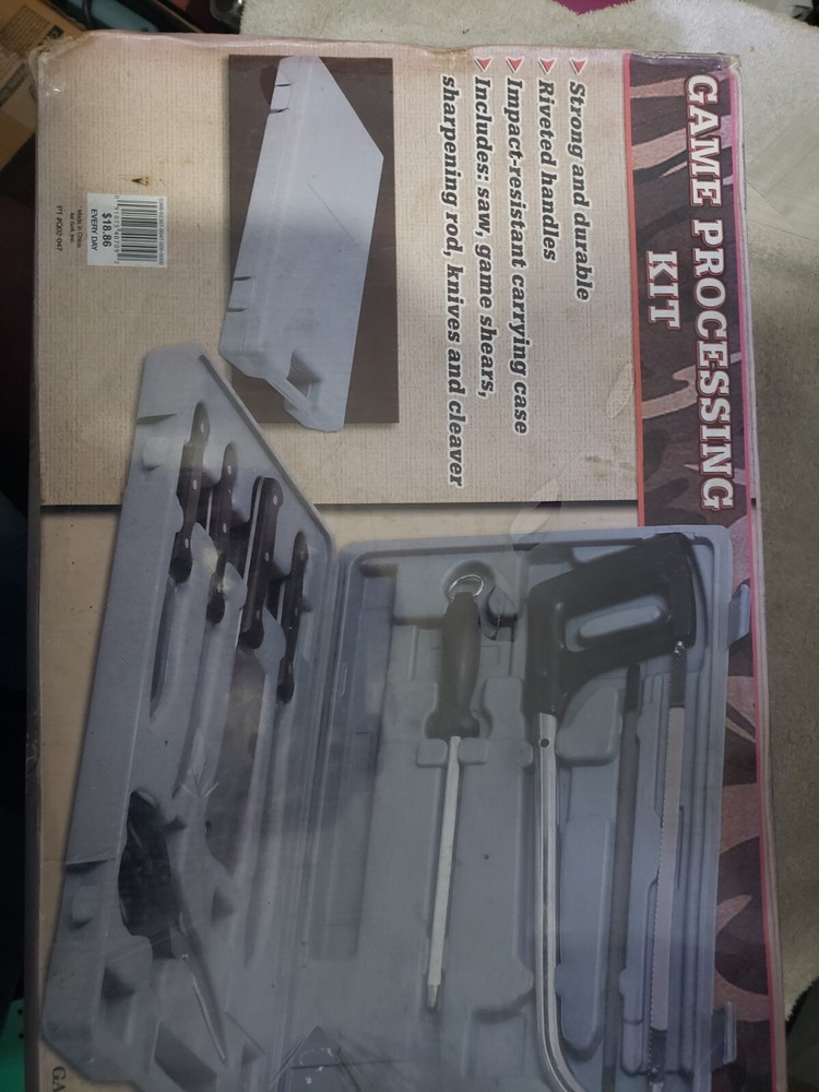 GAME WINNER Field Dressing Kit- Portable Butcher Game Processor Deluxe Set