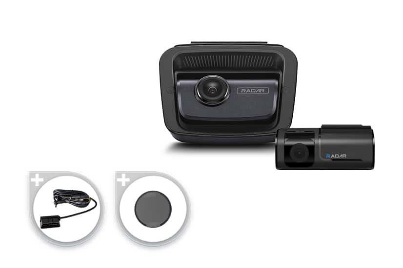 Thinkware TW-U3000D64CO-NA1 Front & Rear GPS Night Vision 152° Dash Cam Bundle