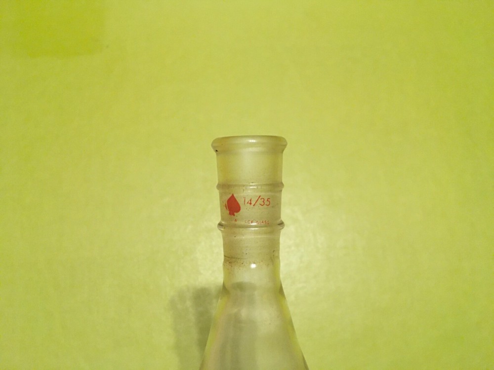 RARE Form Pyrex 4 Neck Flask Lab Glass Science Kodak
