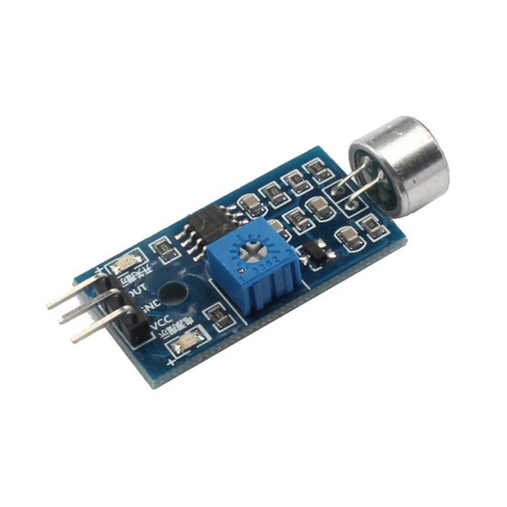 5 Pcs Adjustable Voltage Voice Sensor Module Sound Detection