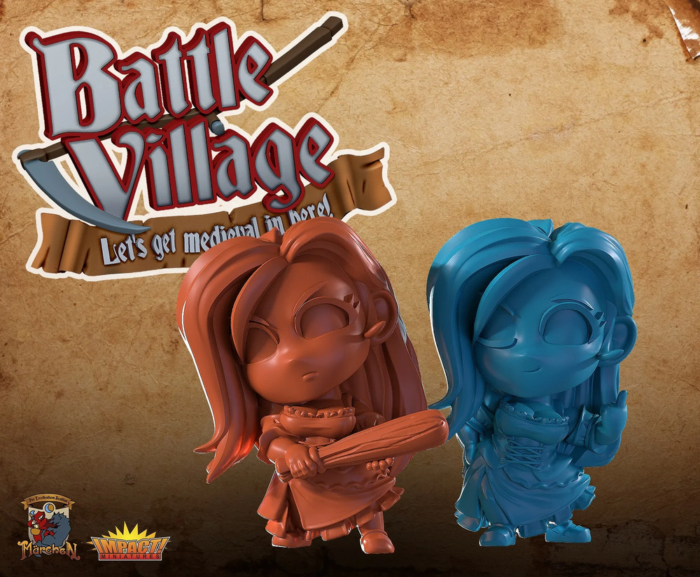 Chibi Battle Villagers - Special Lady