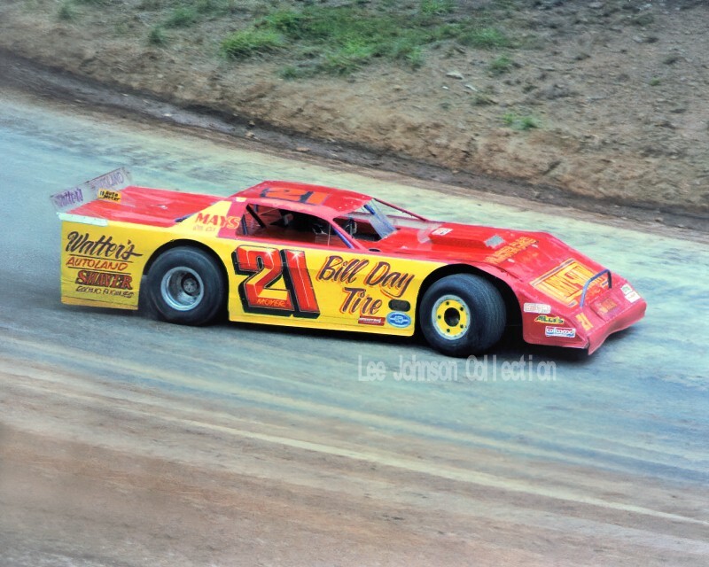 1987 Billy Moyer NDRA 4x6 print Late Model Racing