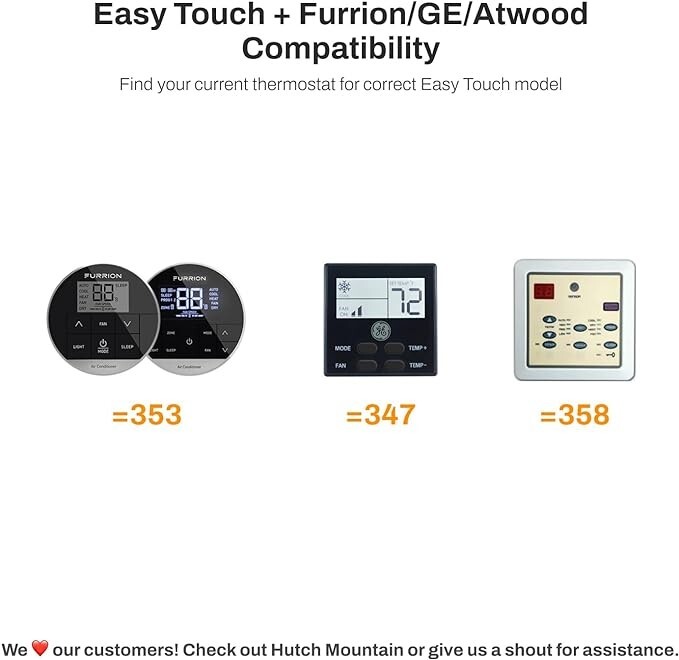 Micro-Air EasyTouch Digital Wifi or Bluetooth RV Thermostat