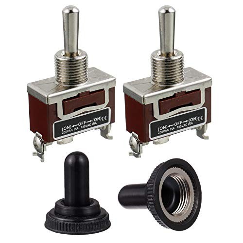 RT1122FS Toggle Switch 125V 20A Momentary Automatic ON -Off- ON 3 Terminal