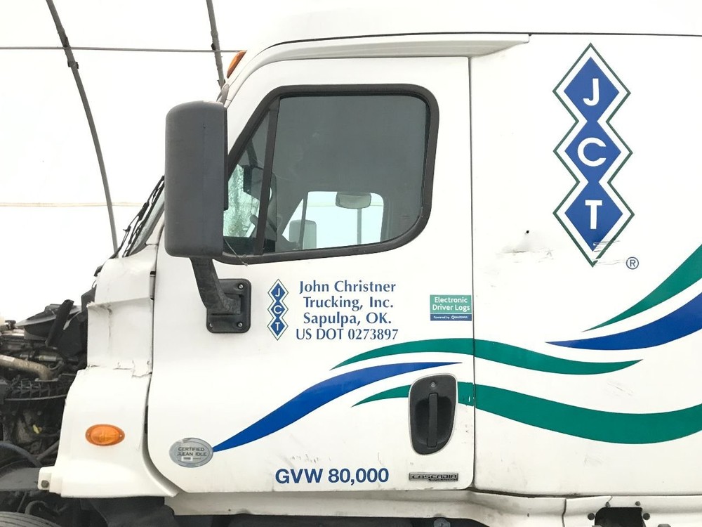 2008-2020 Freightliner CASCADIA White Left/Driver Door - Used