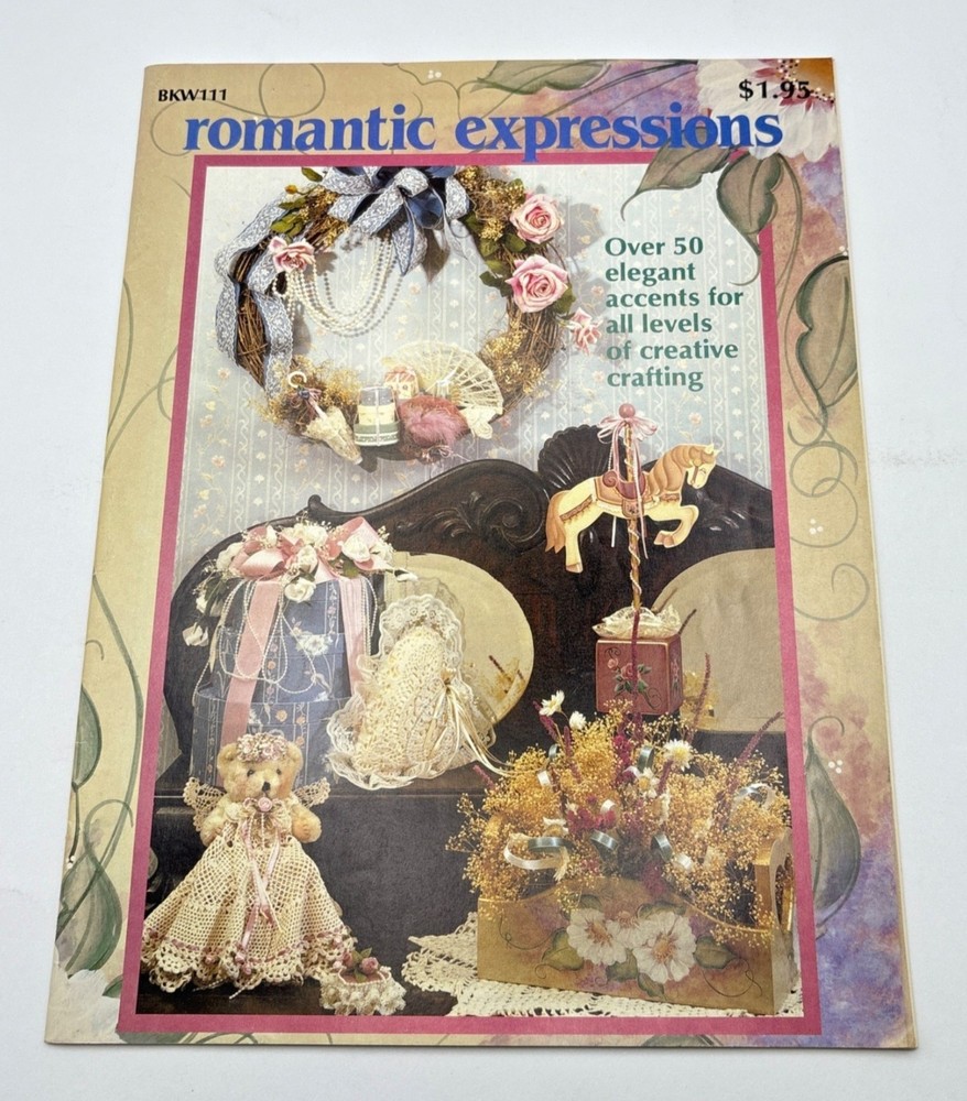 Romantic Expressions Booklet Creative Crafting BKW111 50 Elegant Accent Patterns